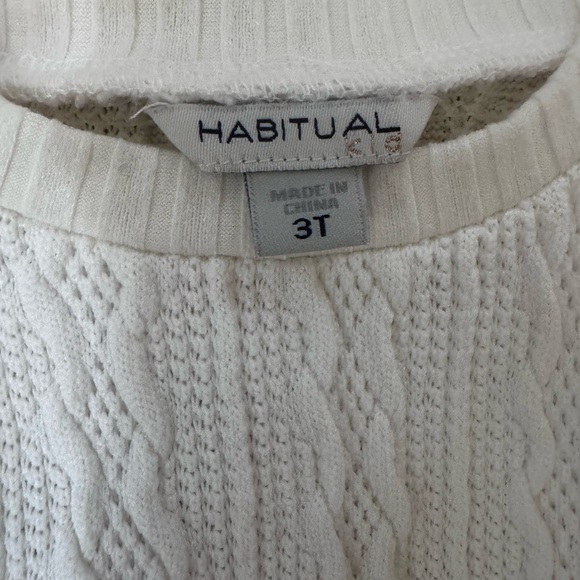 Habitual Cream Cable Knit Sweater - Picture 4 of 5